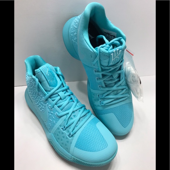 NEW Nike Kyrie Irving3 Aqua Means Basketball Shoes - Picture 8 of 8